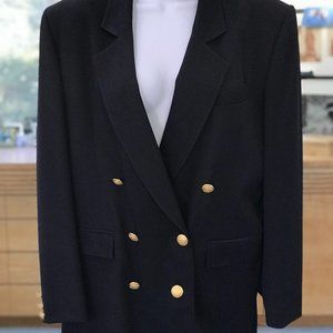 Classic wool double breast blazer in perfect shape, Made in Ireland.